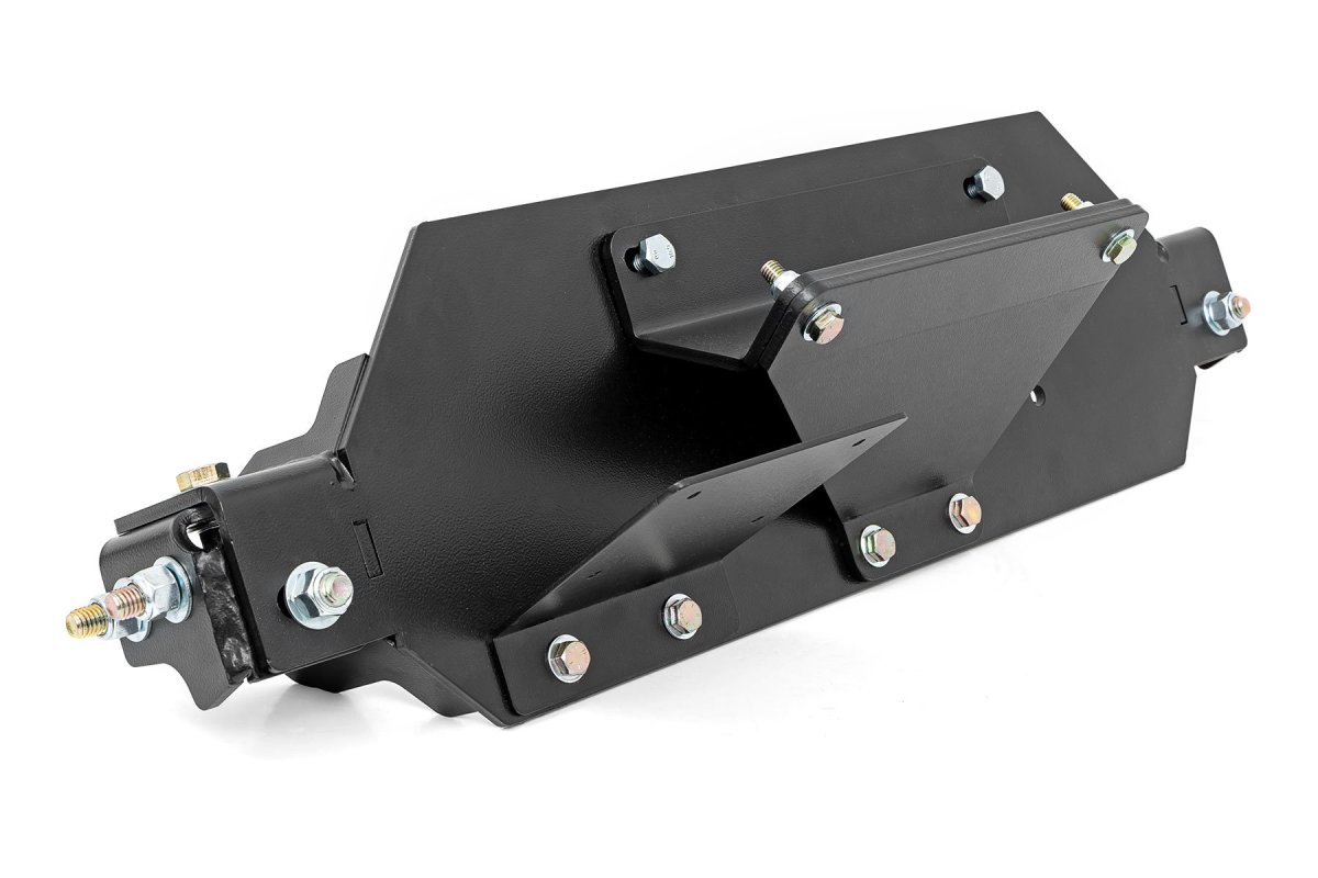 Ford F-250 Super Duty Hidden Winch Mount - Front - Rough Country - PRO12000S - Black - '20-'22